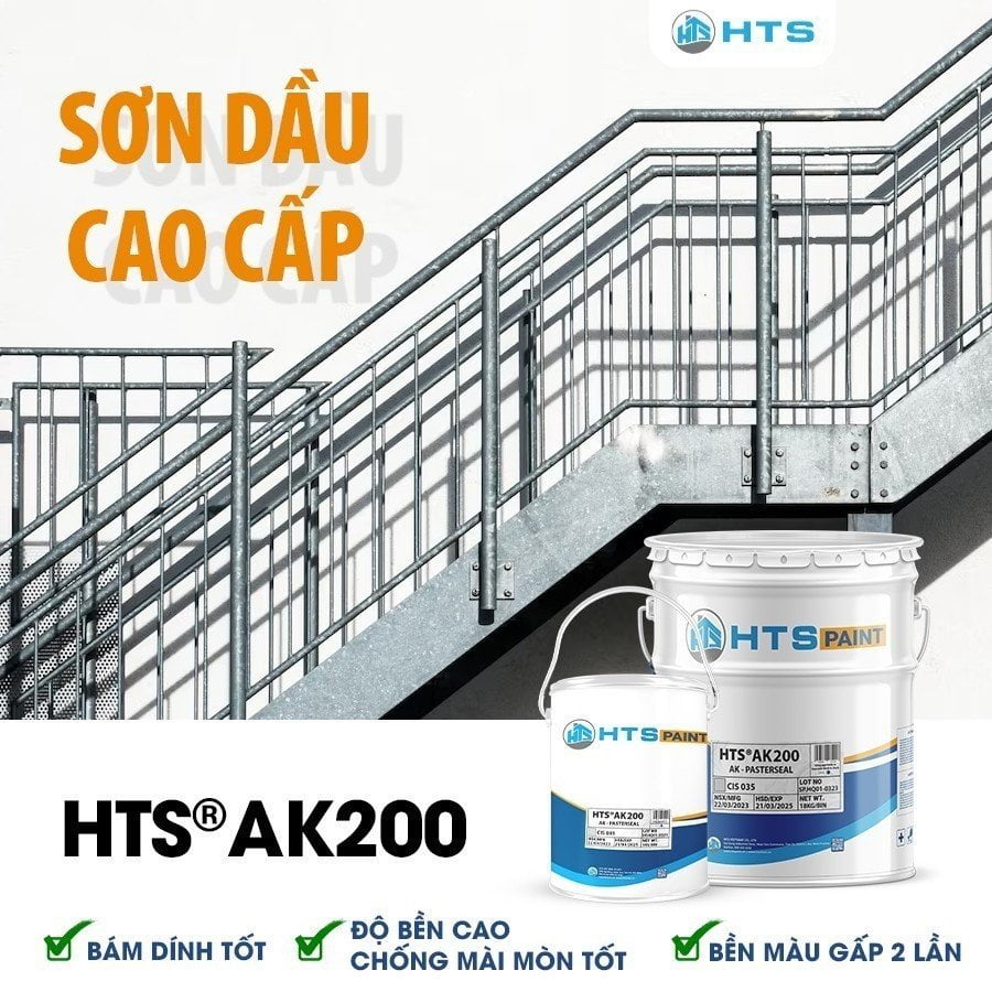 HTS®AK200 - SƠN DẦU ALKYD CAO CẤP AK-PASTERSEAL